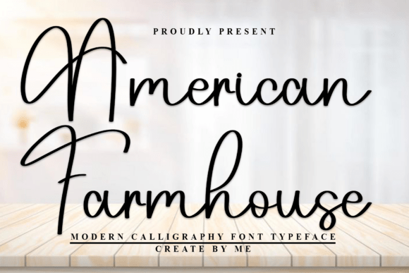 American Farmhouse Font for Warm Branding