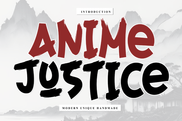Anime Justice: A Timeless Script Handwritten Font
