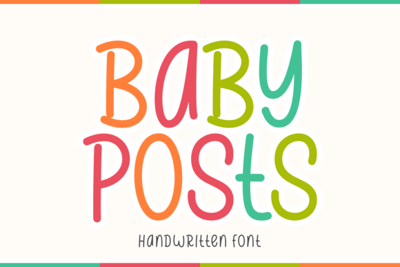 Baby Posts Font Review for Crafters