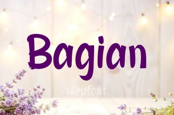 Bagian Font: Elevate Your Brand with Handwritten Charm