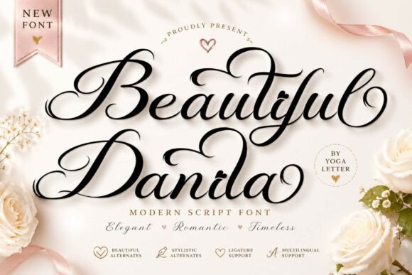 Beautiful Danila: An Elegant Handwritten Typeface