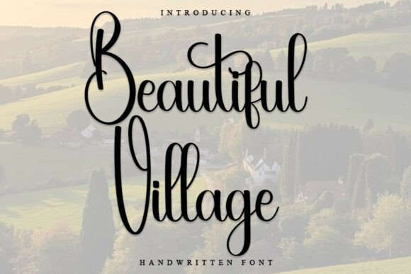 Beautiful Village Font for Modern Web Design