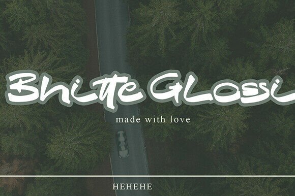 Bhitte Glossi: A Sweet Script Font for Makers