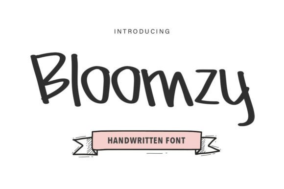 Bloomzy: A Casual Script Handwritten Font for Editorial Design