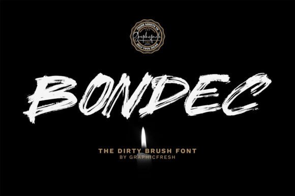Bondec Font: Raw Brush Energy for Bold Campaigns