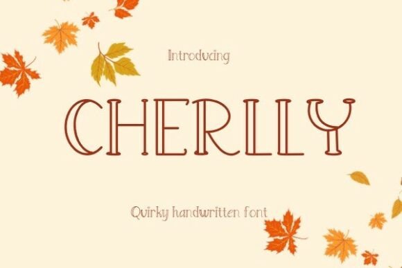 Cherlly Font for Handmade Product Design