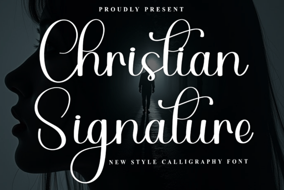 Christian Signature Font for Elegant Craft Designs