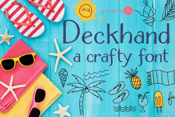 Deckhand: The Script Handwritten Font for Summer Campaigns