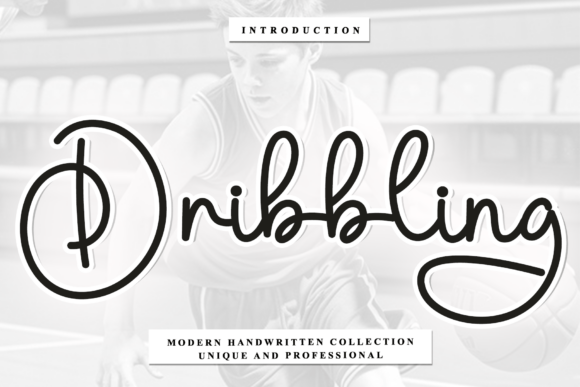 Dribbling Font for Small Business Branding