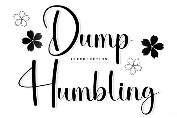 Dump Humbling Font for Editorial Design