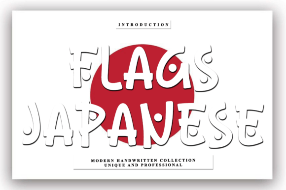 Flags Japanese Font for Elegant Editorial Design