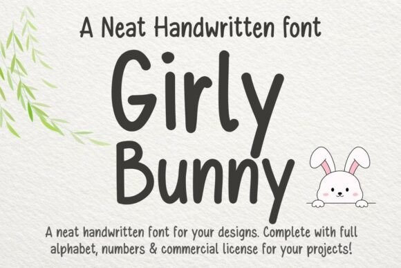 Girly Bunny Font: A Designer’s Guide to This Handwritten Gem