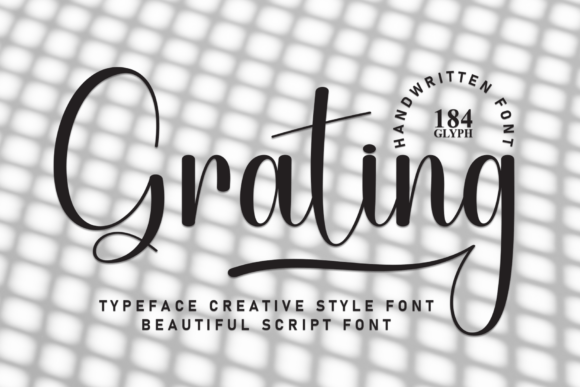 Grating Typeface for Authentic Branding