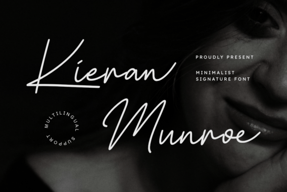 Kieran Munroe: Elegant Signature Font for Web Design