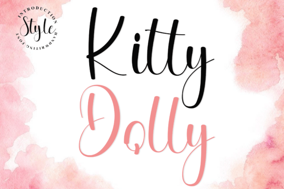 Kitty Dolly Font for Elegant Handmade Designs