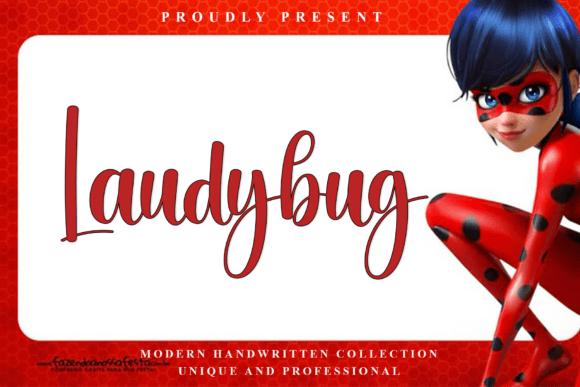 Laudybug Font Review for Makers and Designers