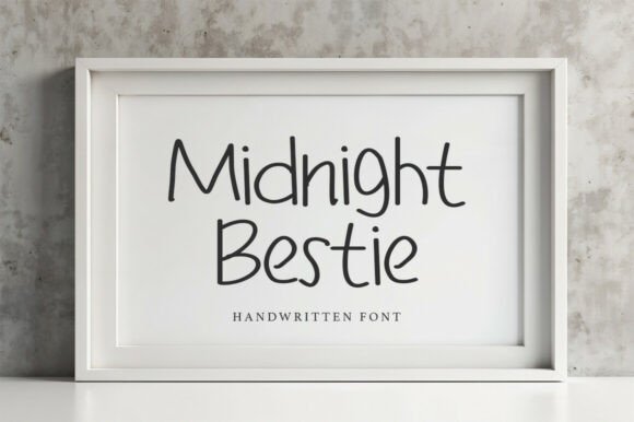 Midnight Bestie Font for Editorial Design