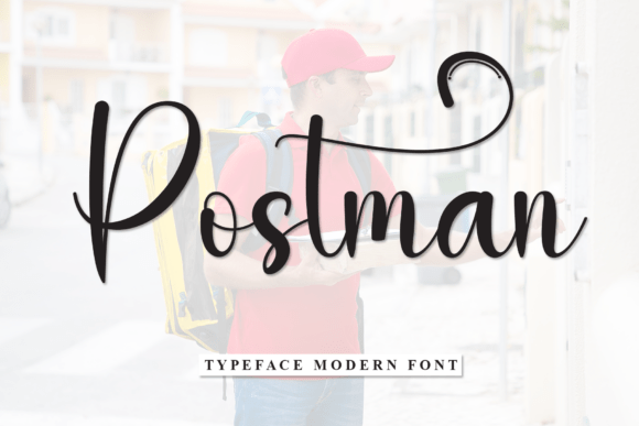 Postman Font for Authentic Small Business Branding