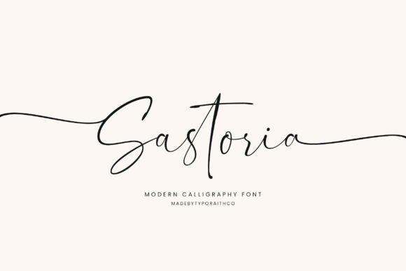 Sastoria Font: Elevate Campaigns with Modern Calligraphy