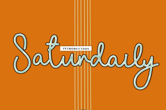 Saturdaily: A Timeless Script Handwritten Font