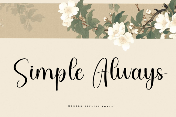 Simple Always Font: A Timeless Script for Designers