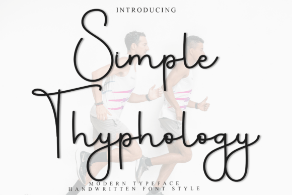 Simple Thyphology: A Festive Script Font for Crafters