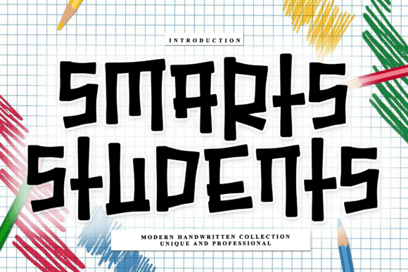 Smarts Students Font for Editorial Design