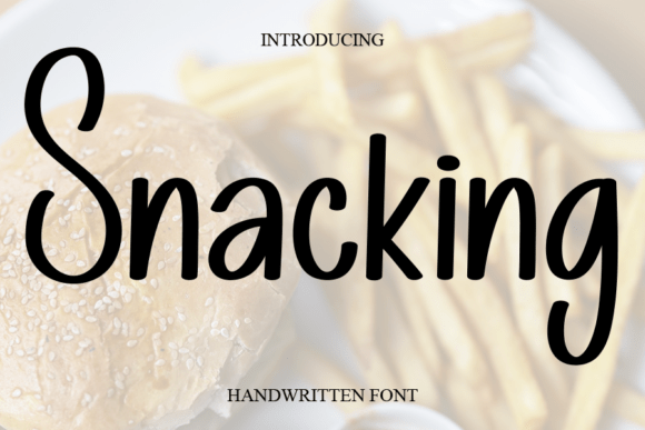 Snacking Font for Professional Small Business Branding