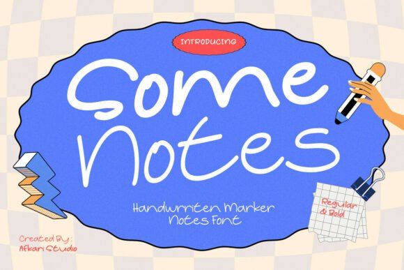 Some Notes Font for Authentic Campaign Design