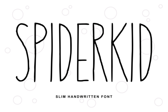 Spiderkid: A Slim Handwritten Typeface for Agile Branding