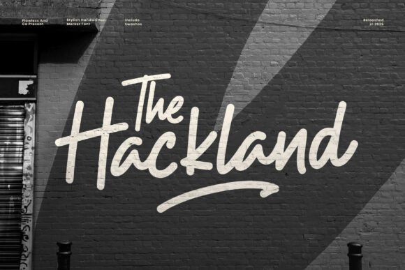 The Hackland Font for Editorial Design