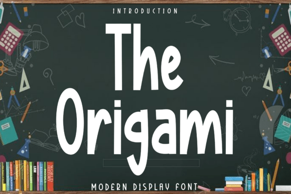 The Origami Font for Elegant Branding