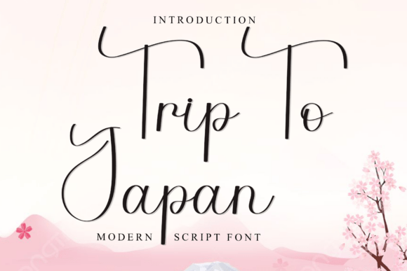 Trip to Japan: A Festive Script Handwritten Font Review