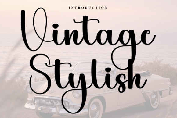 Vintage Stylish Font for Elegant Editorial Design
