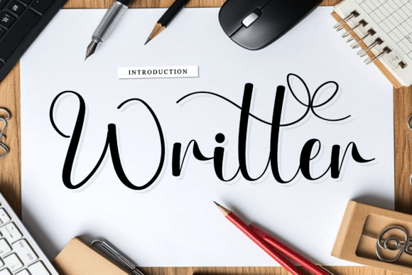 Writter: A Timeless Handwritten Typeface for Editorial Design